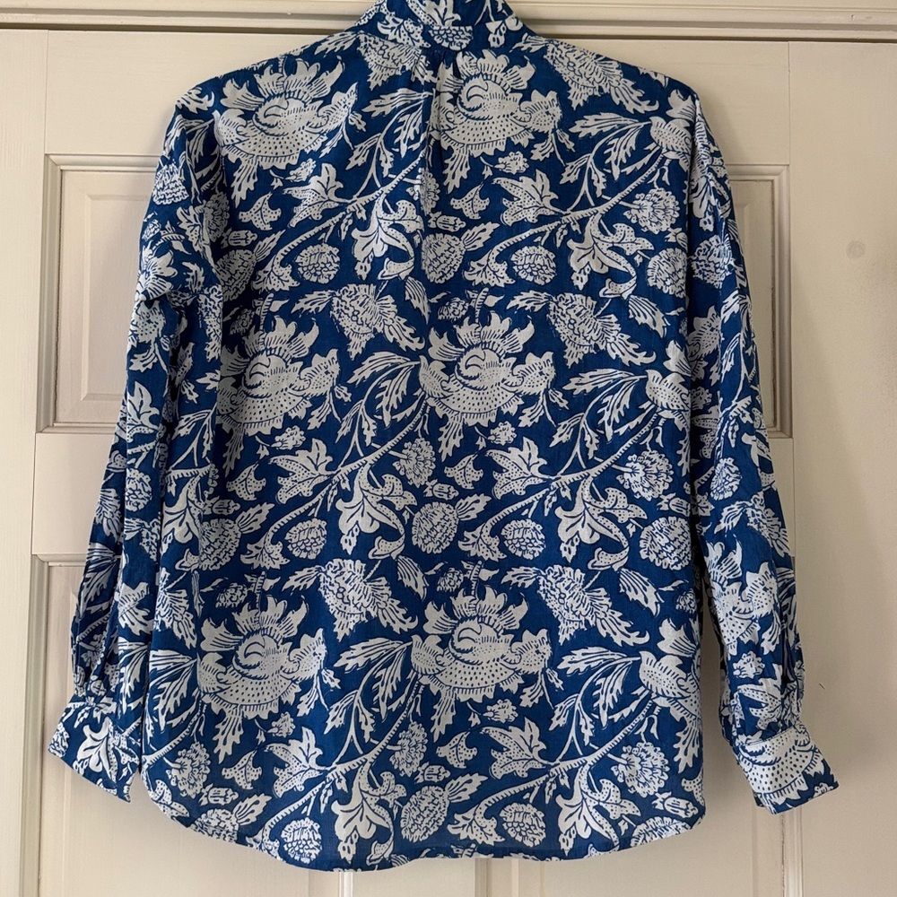 Alix of Bohemia Kiki Azure Garden Shirt - Picture 7 of 10